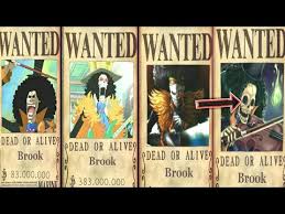 How did brook from one piece get his name? Brook Evolution Bounty From The Start Until The End Of One Piece One Piece Chapter 908 Youtube
