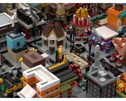 Modular City Build From 41 Different Mocs Modular Modular Building Building