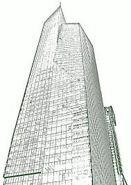 Bank Of America Tower Sketch By Dockdrumming Via Flickr Photo Manipulation Bank Of America Tower
