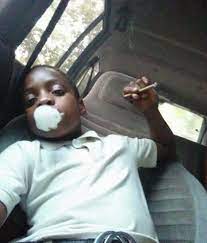 8 Year Old Smoking A Blunt R Trashy