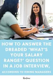 How To Answer The Dreaded What S Your Salary Range Question In A Job Interview In 2020 This Or That Questions Job Interview Finance Jobs