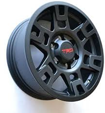 Black alloy wheels, black chrome bumper accents and black interior accents underline this ride's undeniable style. Amazon Com Toyota Genuine Ptr20 35110 Bk Black Wheel 4runner Se17 Flt 17 Trd Pro Rims Automotive