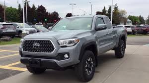 Small pickup / crew cab pickup. New 2019 Toyota Tacoma Trd Offroad Access Cab Review 1000 Islands Toyota Brockville Youtube