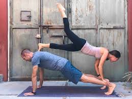 Couple S Yoga Poses 23 Easy Medium Hard Yoga Poses For Two People In 2020 Couples Yoga Couples Yoga Poses Yoga Poses For Two