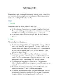 Punctuation Explained In Simple Terms Good Resume Examples Resume Examples Punctuation