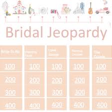 Read on for some hilarious trivia questions that will make your brain and your funny bone work overtime. Bridal Jeopardy Questions Free Game Included Bridal Shower 101
