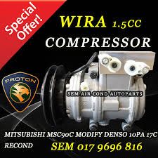 Kebiasaannya model myvi lama yang keluar sebelum tahun 2011 mengalami simptom minyak compressor hitam dan menjahanamkan keseluruhan sistem aircond. Proton Wira 1 5cc Mitsubishi Msc90c Modify Denso 10pa17c Recond Compressor Car Aircond System Shopee Malaysia