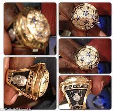 Uefa Champions League Championship Ring Chelsea Team Didier Drogba Chelsea Football Club