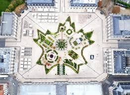 Jardins Ephemeres 2017 Sur La Place Stanislas Nancy Vue Du Ciel En Drone Vue Du Ciel Ephemere Drone