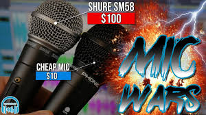 Mic Wars Shure Pg58 Vs Shure Sm58 Youtube
