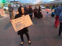In pretoria, the police reported, eight blacks and two whites. Cape Town Activists Shut Roads In Anti Poverty Protest