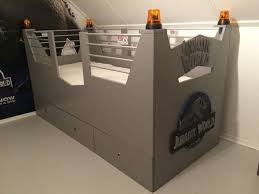 Want To Cage Your Kids Try The Jurassic Park Bunk Bed A Well Baby Boy Room Nursery Nursery Room Boy Baby Boy Rooms