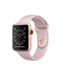 Apple Watch Series 3 42mm Smartwatch Gps Only Gold Aluminum Case Pink Sand Sport Band Apple Watch Apple Watch 42mm Apple Watch Series 3