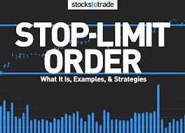 If the stock dropped that. Stop Limit Order Example Free Guide With Pictures