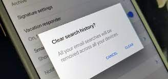 How to delete the browser history in mozilla firefox. Gmail 101 How To Clear Search History On Android Or Ios Smartphones Gadget Hacks