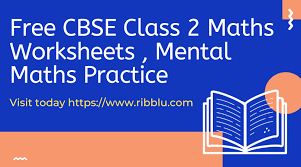 Free Cbse Class 2 Maths Worksheets Mental Maths Practice Math Practices Mental Math Mathematics Worksheets