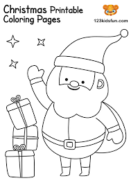 Christmas coloring pages for kids. Free Christmas Printable 123 Kids Fun Apps