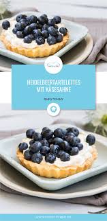 Heidelbeertartelettes Mit Kasesahne Rezept Rezepte Kuchen Und Torten Rezepte Kochen Und Backen