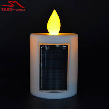 High Quality Solar Powered Pillar Indoor Led Candle For Home Christmas Window Decoration With Amber Yellow Flickering Light Rose Candle Rose Candles From Telosmacandle 7 04 Dhgate Com