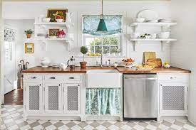 Now white with new hardware, the kitchen cabinets brighten up the room. 45 Best Kitchen Remodel Ideas Kitchen Makeover Before Afters