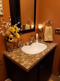 Sunflower Bathroom In 2020 Orange Bathroom Decor Sunflower Bathroom Burnt Orange Bathrooms