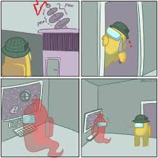 When You Think Someone Is Doing Weapons But It S A Ghost Amongus