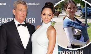 Katharine Mcphee Says Her Husband David Foster Is Annoyed With Her For Revealing Son Rennie S Name Daily Mail Online