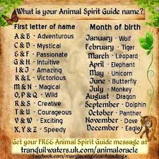 What Is Your Animal Spirit Guide Name Funny Name Generator Funny Names Names