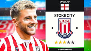 Im live playing EA Sports Fc 24 stoke City Career Mode