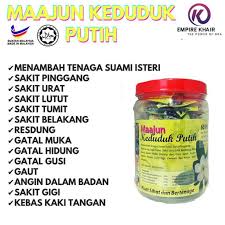 We did not find results for: Buy Maajun Keduduk Putih Gout Sakit Urat Sakit Pinggang Alahan Resdung Demam Seetracker Malaysia