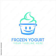 Frozen yogurt logo