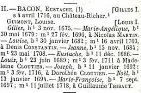 Noël Bacon (1694-)