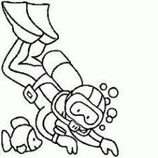 A wetsuit helps to keep a scuba diver warm underwater by trapping a thin layer of water inside, which the body naturally heats. Scuba Diver Coloring Pages Printable Cubadiverlife Coloring Pages Shark Coloring Pages Diver Art