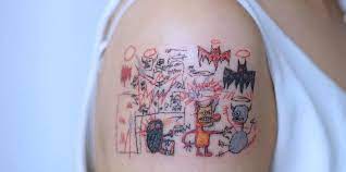Piercing tattoo piercings model tattoos body art tattoos small tattoos tatoos finger tattoos sleeve tattoos mini tattoos. 22 Fine Art Tattoo Designs Inspired By Famous Artists Inside Out