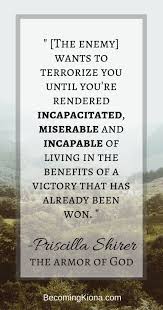Week One Of The Armor Of God Study Has Been Incredibly Empowering Check Out What I Learne Armor Of God Priscilla Shirer Bible Studies Priscilla Shirer Quotes