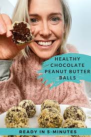 Chocolate Peanut Butter Protein Balls {Healthy & Ready in 5-minutes)
