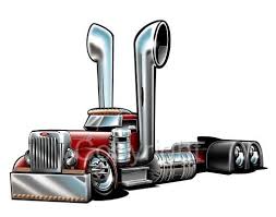 Peterbilt Big Rig Semi Truck Cartoon Tshirt 1027 Freight Hauler Clipart Best Semi Trucks Peterbilt Big Rig Trucks