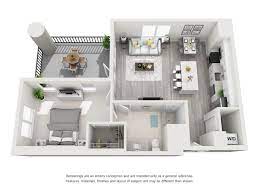 500 Harbour Island Offers Studio One And Two Bedroom Apartments With Upscale Finishes On Harbour Island Apartment Layout Sims House Plans Small House Layout