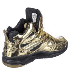 L A Gear La Lights Men S Liquid Gold Athletic Lifestyle Sneaker Shiekh Shoes Sneakers Shoes Liquid Gold