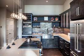 Modern Meets Rustic Revealing A Special Eclectic Decor Freshome Com Industrial Kitchen Design Industrial Style Kitchen Rustic Modern Kitchen