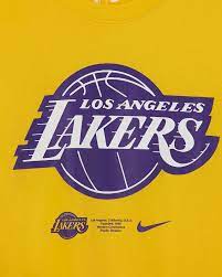 Los angeles lakers vector logo, free to download in eps, svg, jpeg and png formats. Los Angeles Lakers Logo Nike Dri Fit Nba T Shirt Fur Herren Nike Be