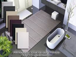Shop designer rugs by material, by brand, by rug size and style. Pralinesims Designer Bathroom Rugs