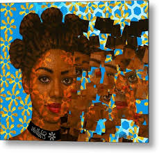 Pieces Of Me Travel Throughout Time Metal Print by Joan Stratton