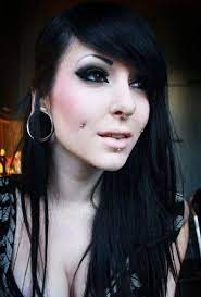 Dark Makeup Septum Rings Cheek Piercings Lebret Ear Tunnels Dimple Piercing Piercings For Girls Cheek Piercings