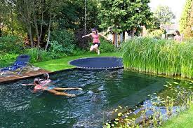 Trampoline Pool England In Ground Trampoline Dream Backyard Backyard