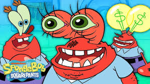 Spongebob with a black eye. Every Time Mr Krabs Eyes Pop Out Explode Or Transform Spongebob Youtube