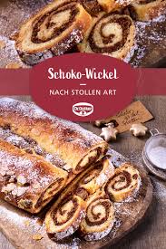 Schoko Wickel Nach Stollen Art Rezept Rezepte Stollen Backen Stollen Rezept