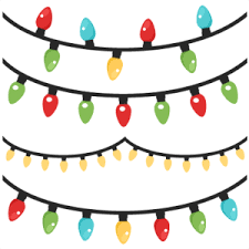 Vector red, yellow, blue and green glow light bulbs christmas lights. Pin On Borders Banners Background Clipart