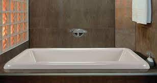 Different types of alcove tubs. Alcove Tub Bathtub With Skirt Flange For 3 Wall Alcove