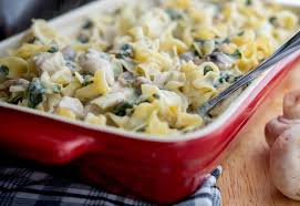 We think it's most delicious when made with homemade chicken stock. Creamy Chicken Spinach And Mushroom Casserole